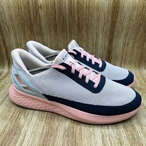 Kizik Athens Bahama Men's Size 13 Wide Casual Sneakers Walking Shoes Pink Blue